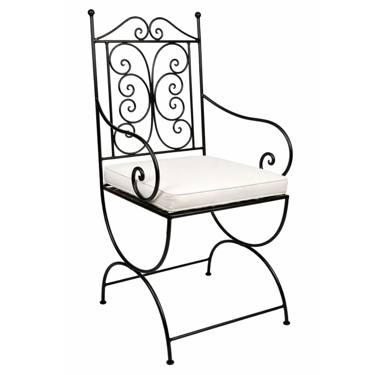 Murcia Hand-Forged Iron Chair | Mediterranean Garden Chair