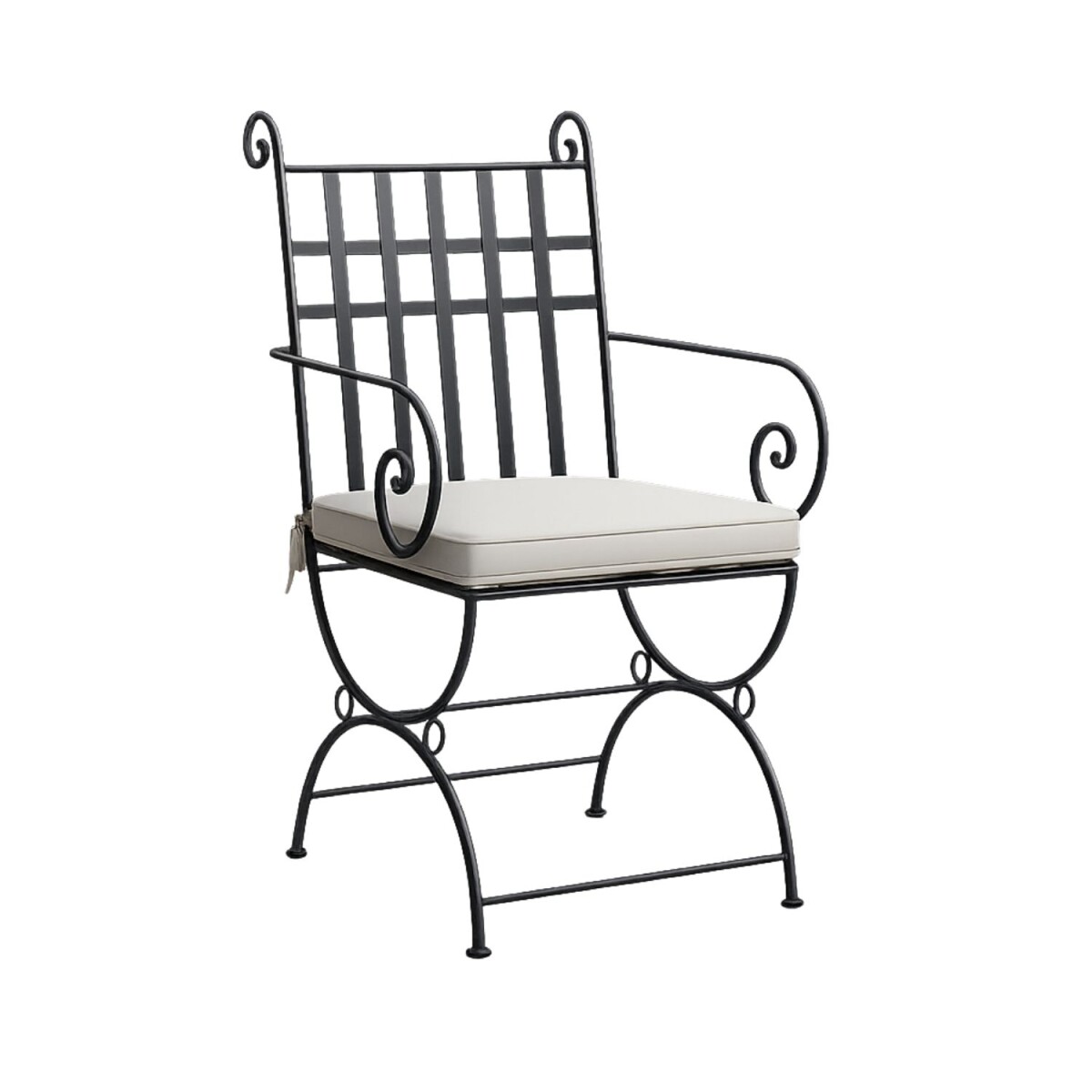 Huesca XL Hand-Forged Iron Chair | Mediterranean Garden Chai