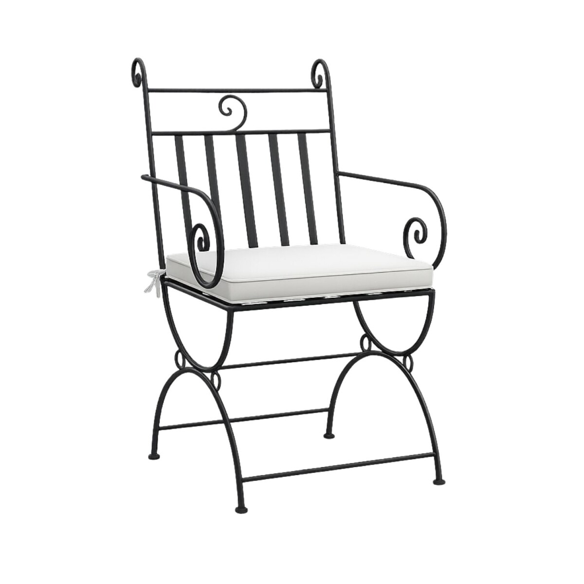 Oviedo Hand-Forged Iron Chair | Mediterranean Garden Chair