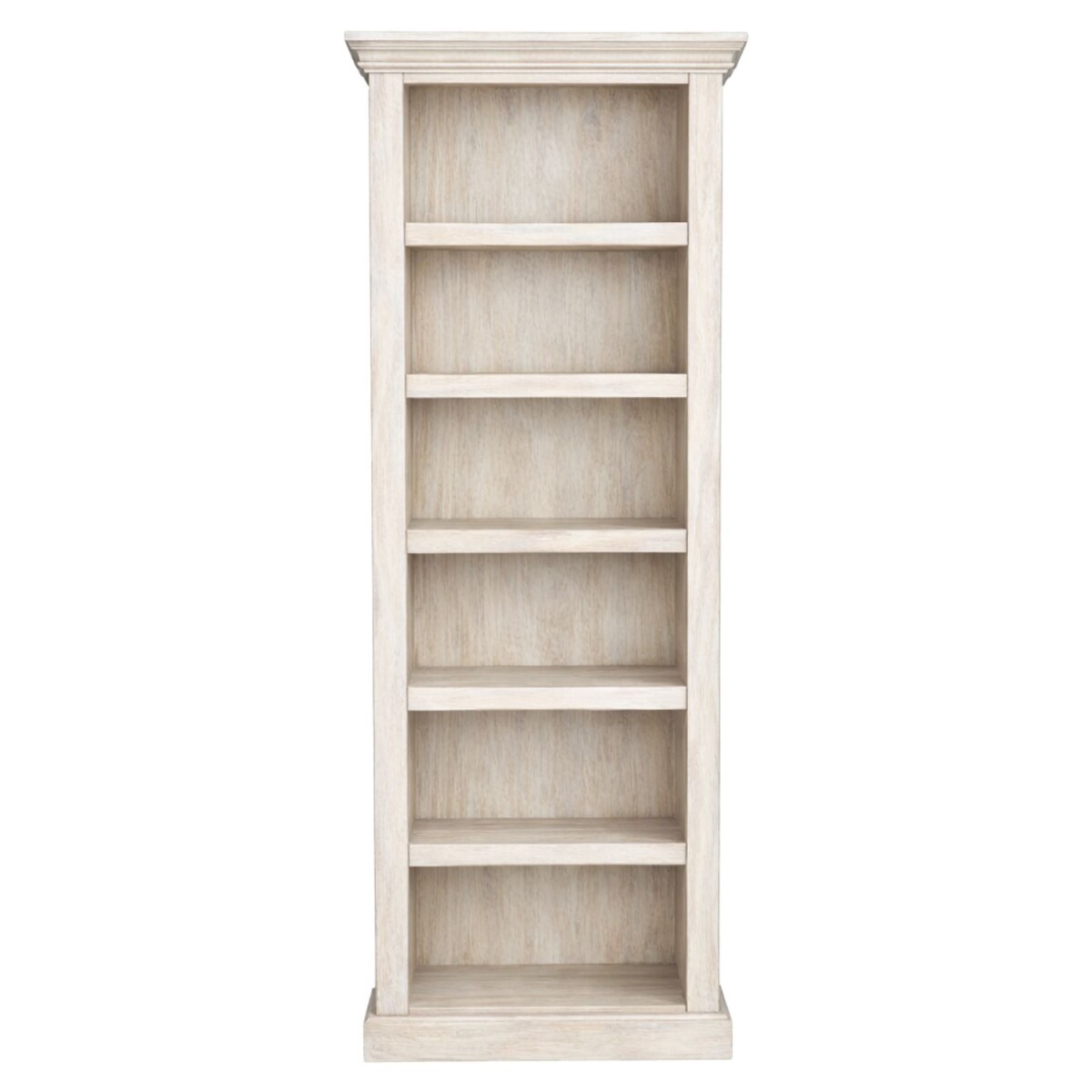 Kirpal White Oriental Solid Wood Bathroom Shelf, 180 cm