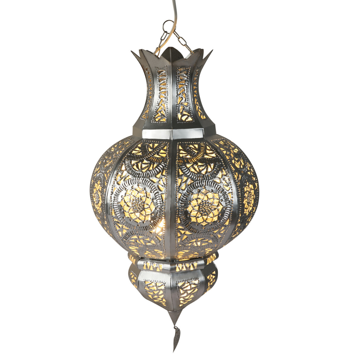 Kumira Silver 60cm Pendant Light | Moroc box