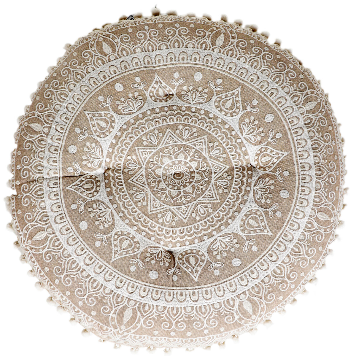 Boho Style Floor Cushion, Decorative Cus box
