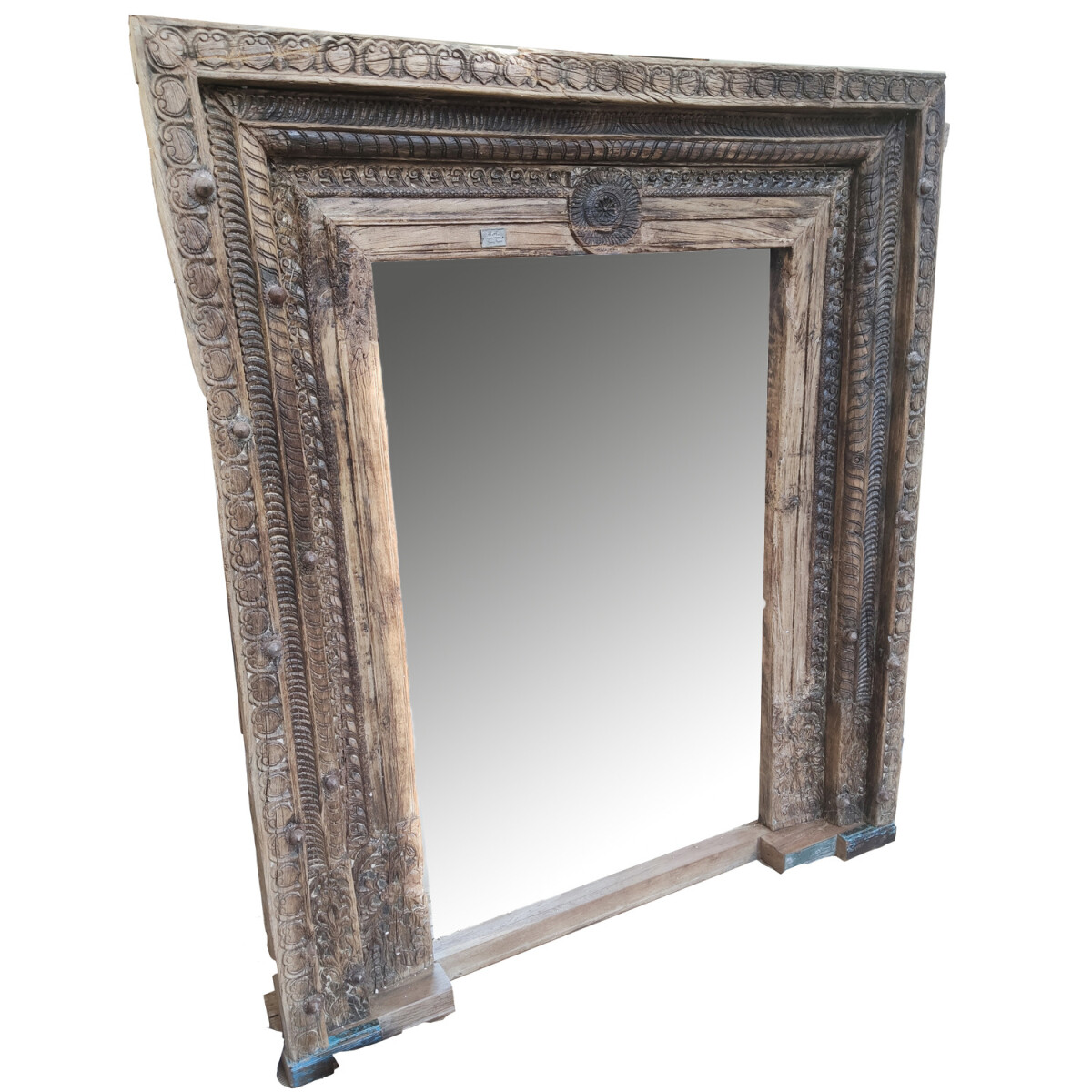 Vintage Floor Mirror, Antique Style, 214 cm, Pattern -32-