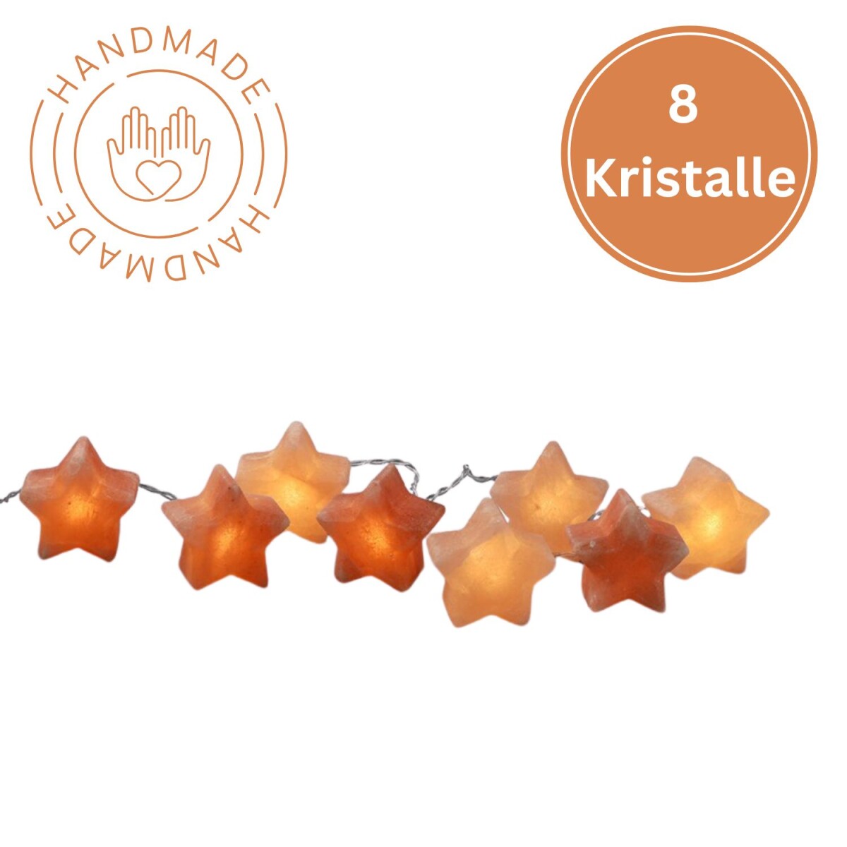 Illuminated Salt Crystals STERN | 8 Crystals