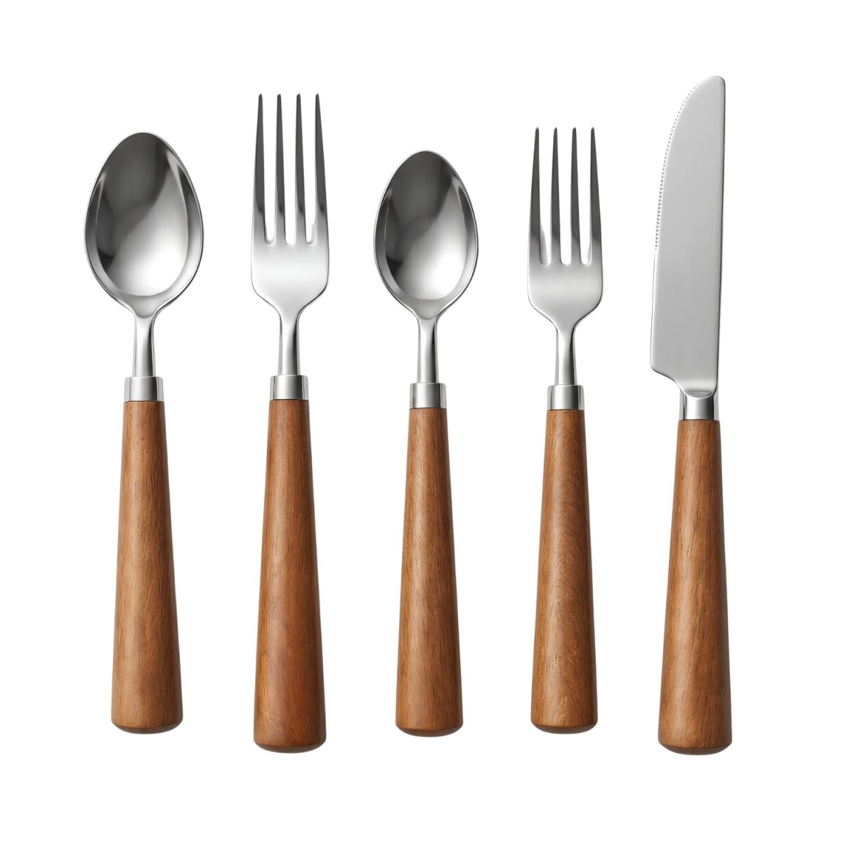 Set of 5 Akira Scandinavian Stainless Steel Cutlery Set in N