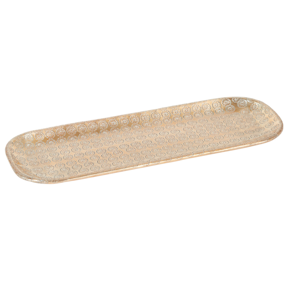 Oriental Candle Tray Jabar Gold 30 cm box