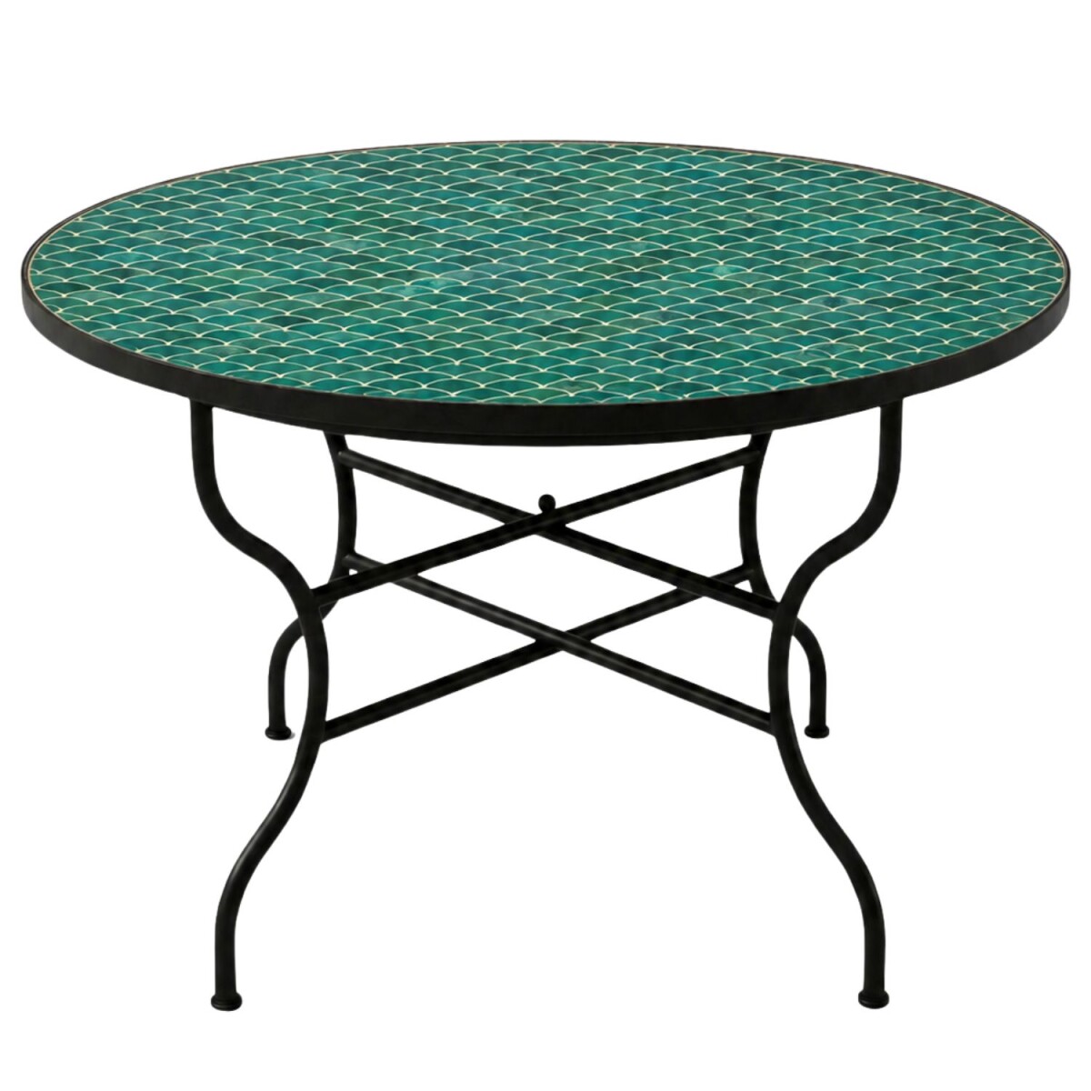 Friglia Green Mosaic Table, Ø120  box