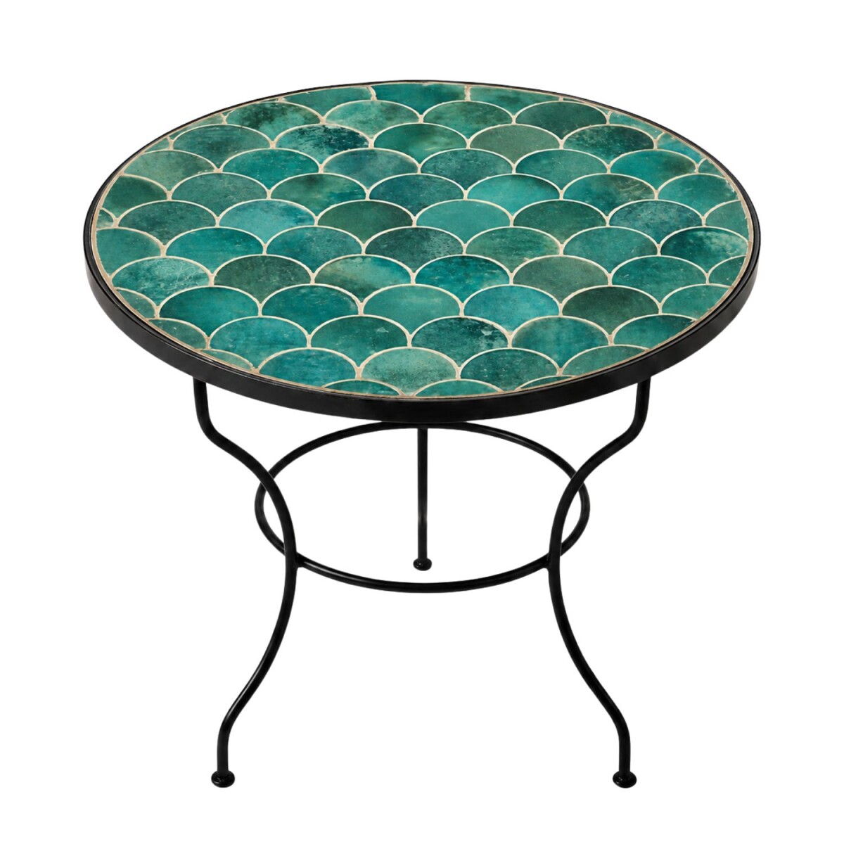 Friglia Green Mosaic Coffee Table, &Osla box