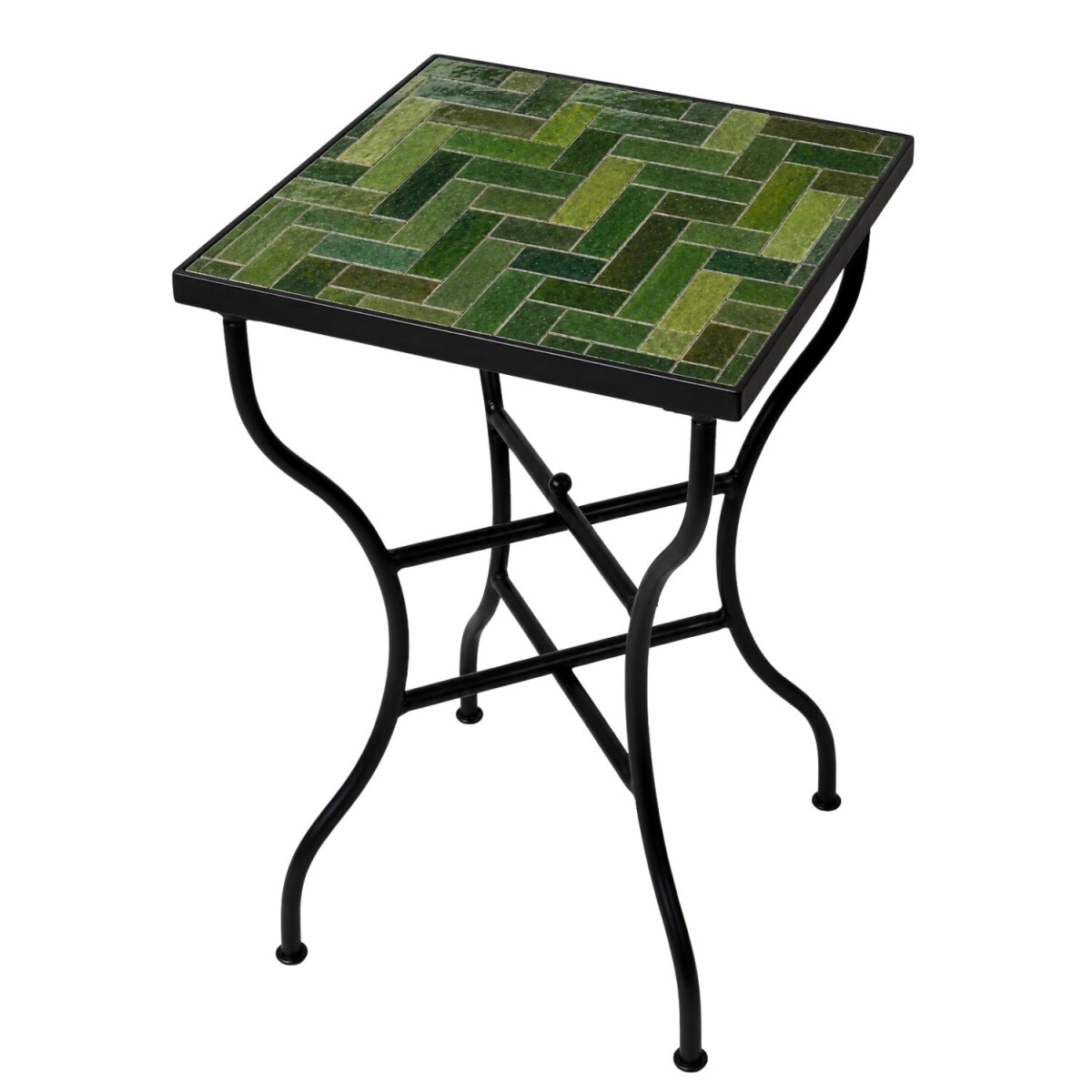 Moroccan Mosaic Table, Gordes Green, Squ box