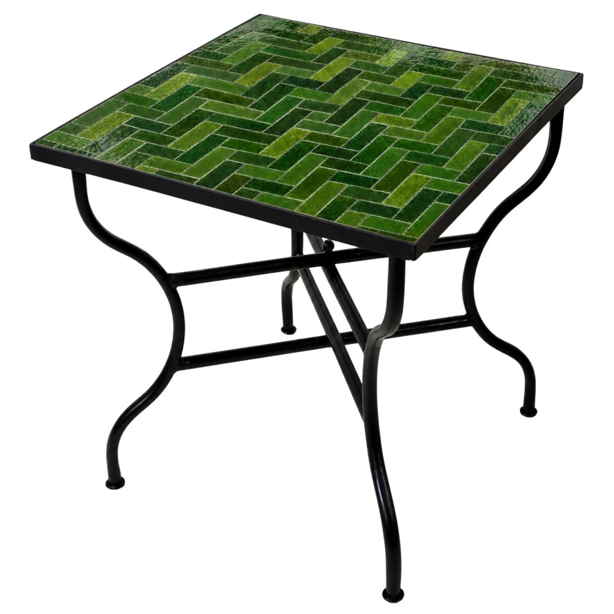 Moroccan Mosaic Table, Gordes Green, Squ box