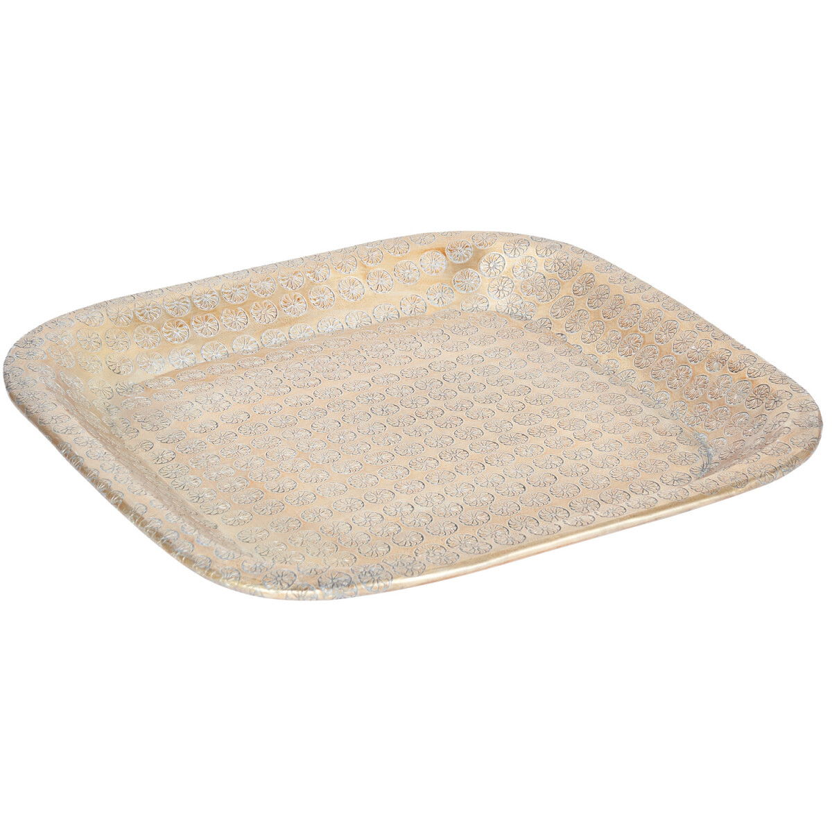 Oriental Tray, Jamira Gold Candle Tray,  box