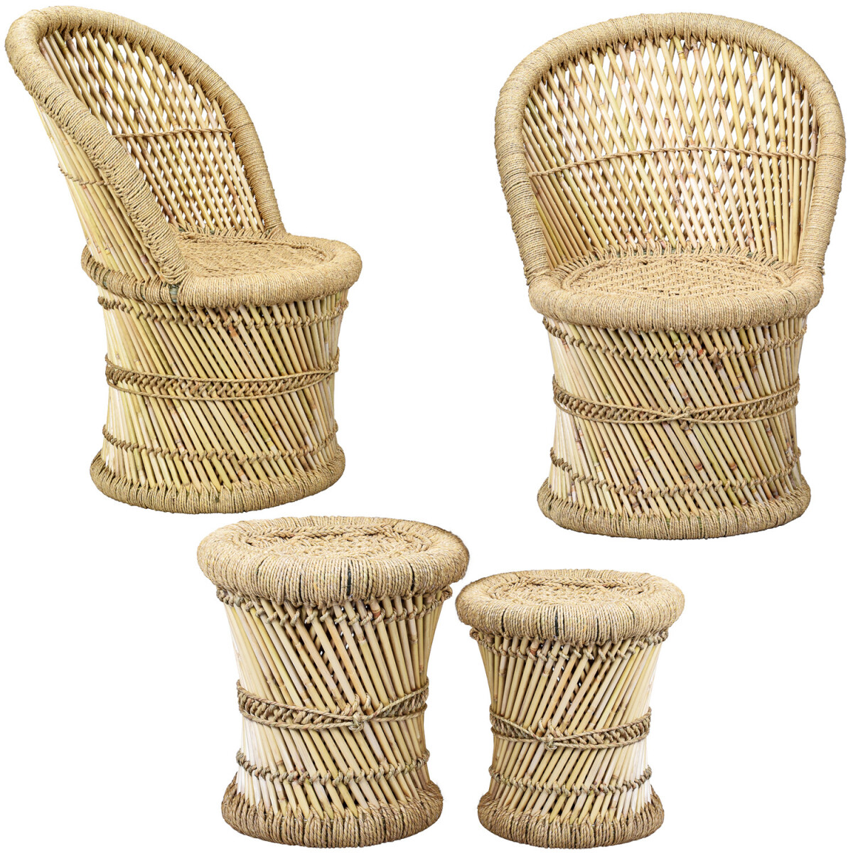 Aleja Benita 4-Piece Balcony Furniture Set