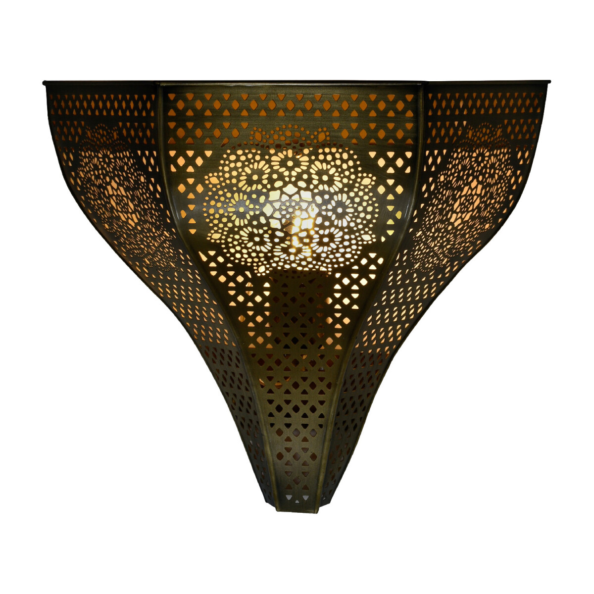Yaniv Gold Antique Oriental Wall Lamp |  box