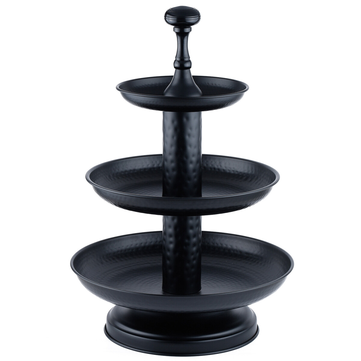 3-Tier Stainless Steel Cupcake Stand, De box