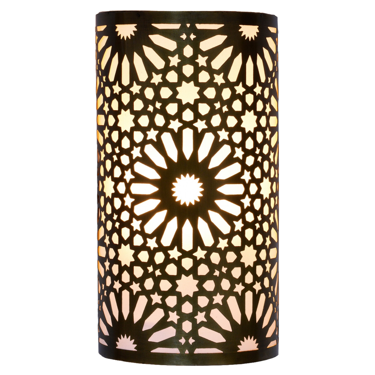 Moroccan Wall Lamp Yazid Gold Antique 29cm Vintage Boho Hand