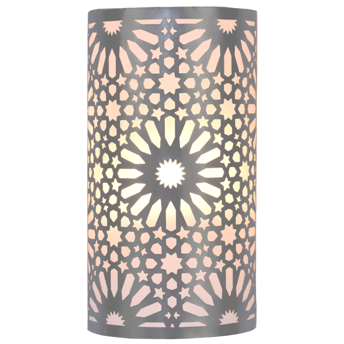 Moroccan Wall Lamp Yazid Silver 29 cm Ha box