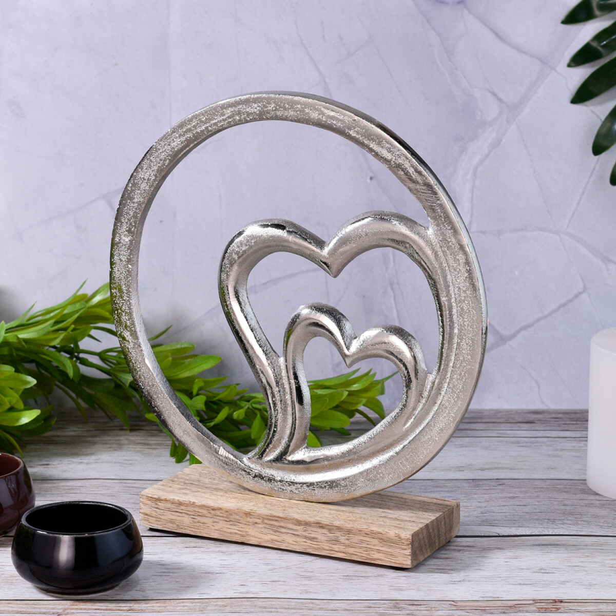 Love Decorative Display Stand - Silver Cupid -11-