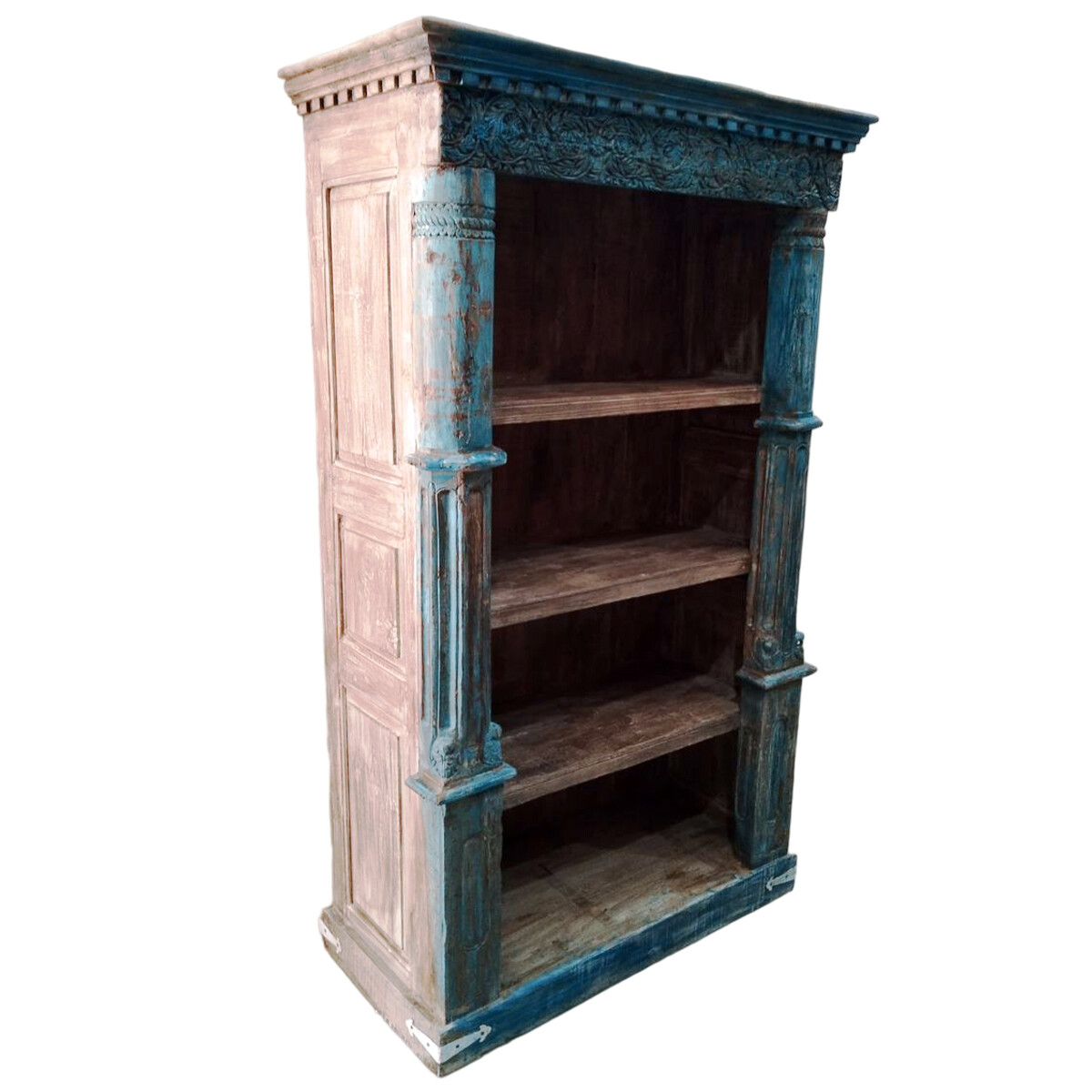 Vintage Bookcase, Antique Style, 200 cm, box