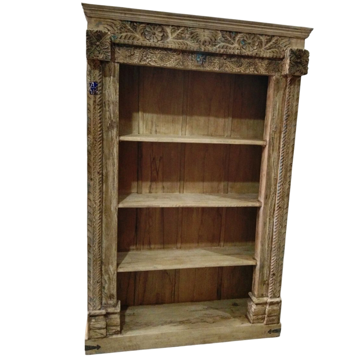 Vintage Bookcase, Antique Style, 220 cm, Model -34-