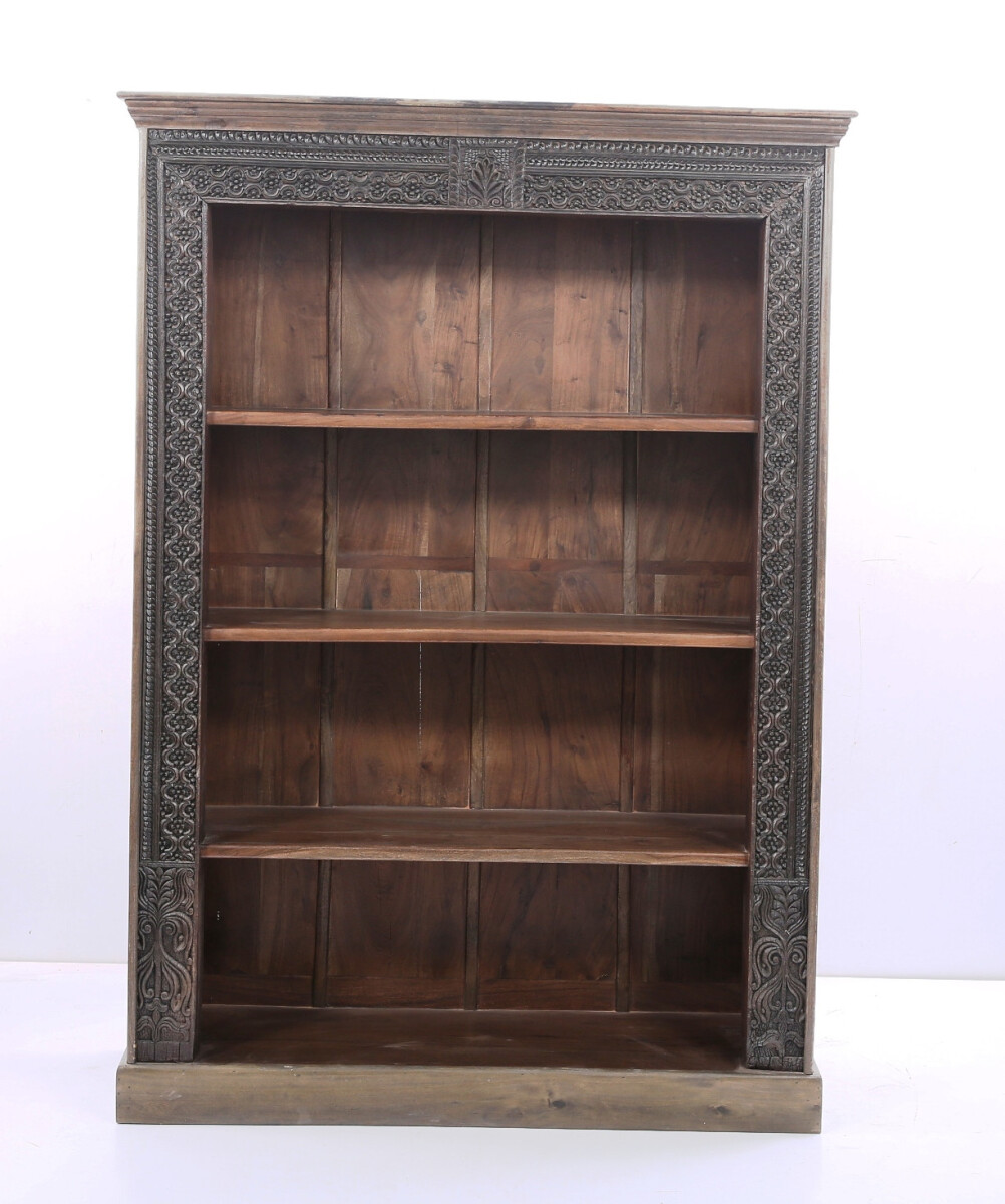 Vintage Bookcase, Antique Style, 210 cm, Model -38-
