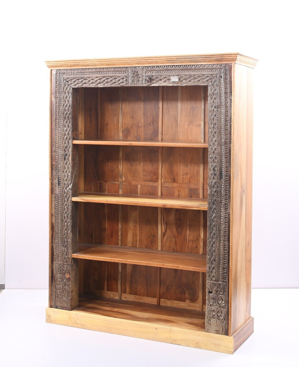Vintage Bookcase, Antique Style, 210 cm, Pattern -40-
