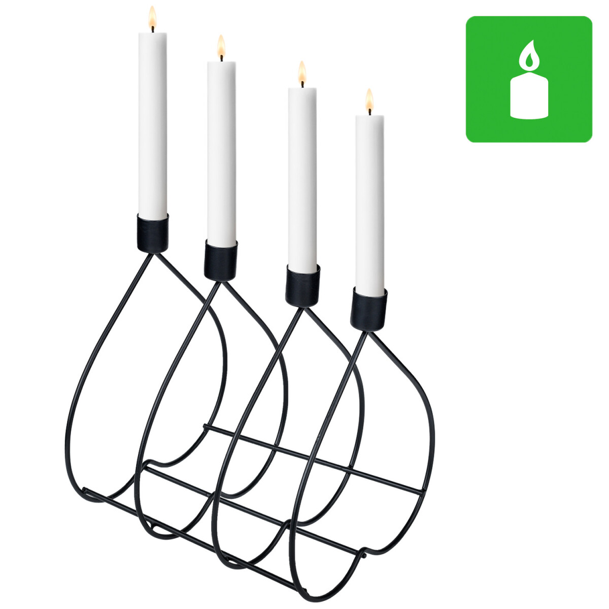 Advent wreath, Christmas decoration, candle holder, heart-sh