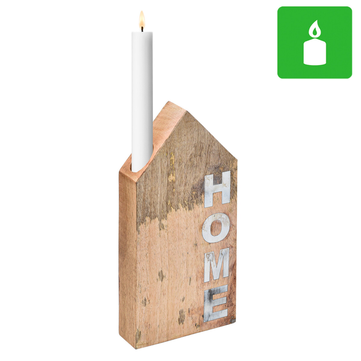 Wooden Decorative Candle Holder - Modern Home Decor