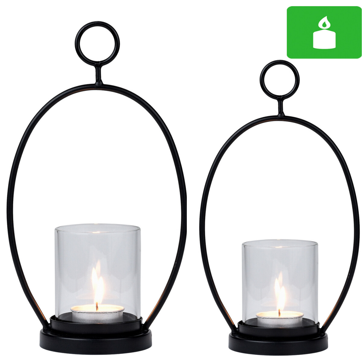 Set of 2 Modern Tealight Holders / Candle Holders / Decorati