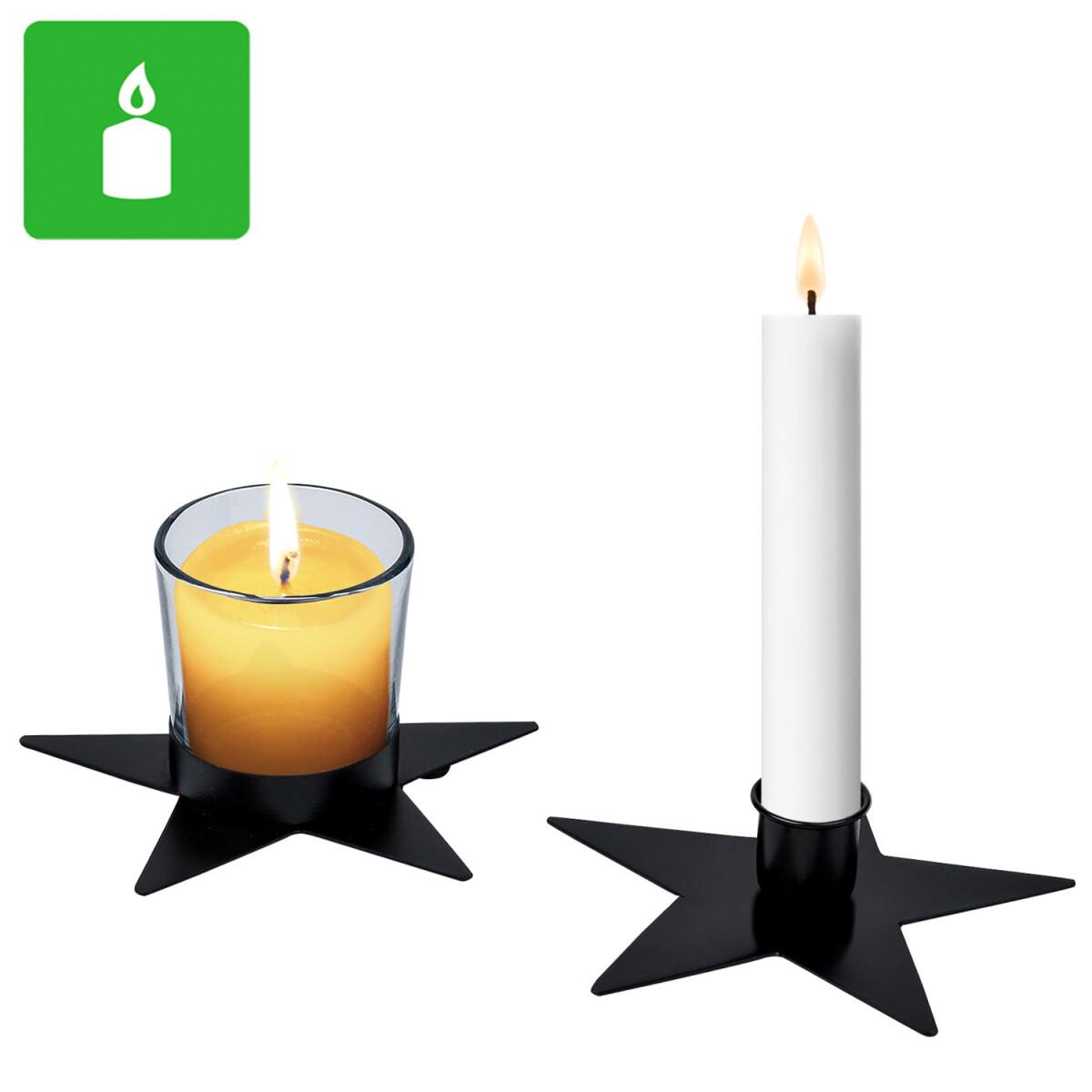 Set of 2 Modern Tealight Holders / Candle Holders / Decorati
