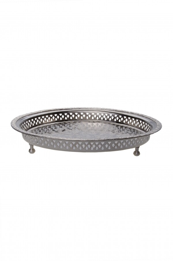 orient Nadia Tray, 27 cm, Silver box