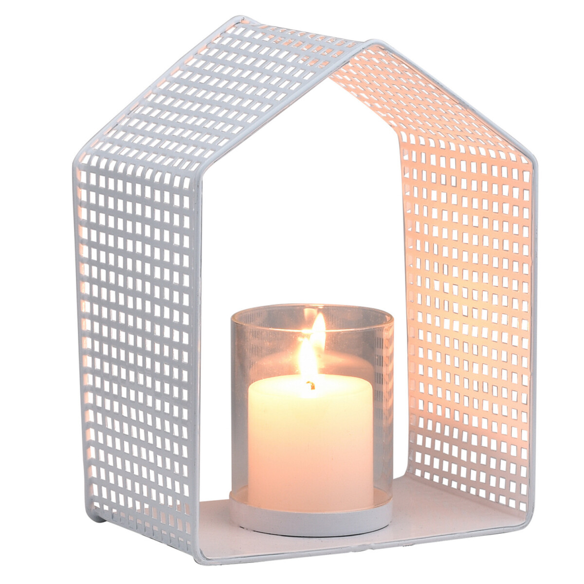 Boho Decorative Tealight Holder, Izia Wh box