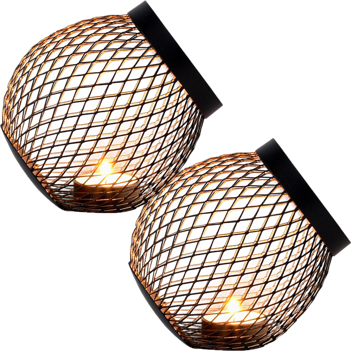 Set of 2 Scandinavian Decorative Tealigh box