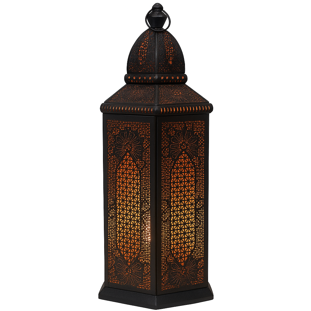 Yagmur Oriental Floor Lamp, Metal, Boho Style, 75 cm, E27