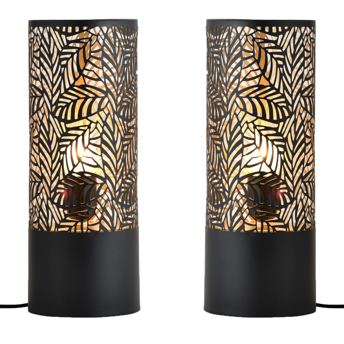 Set of 2 Scandinavian Decorative Table Lamps, Bedside Lamps,