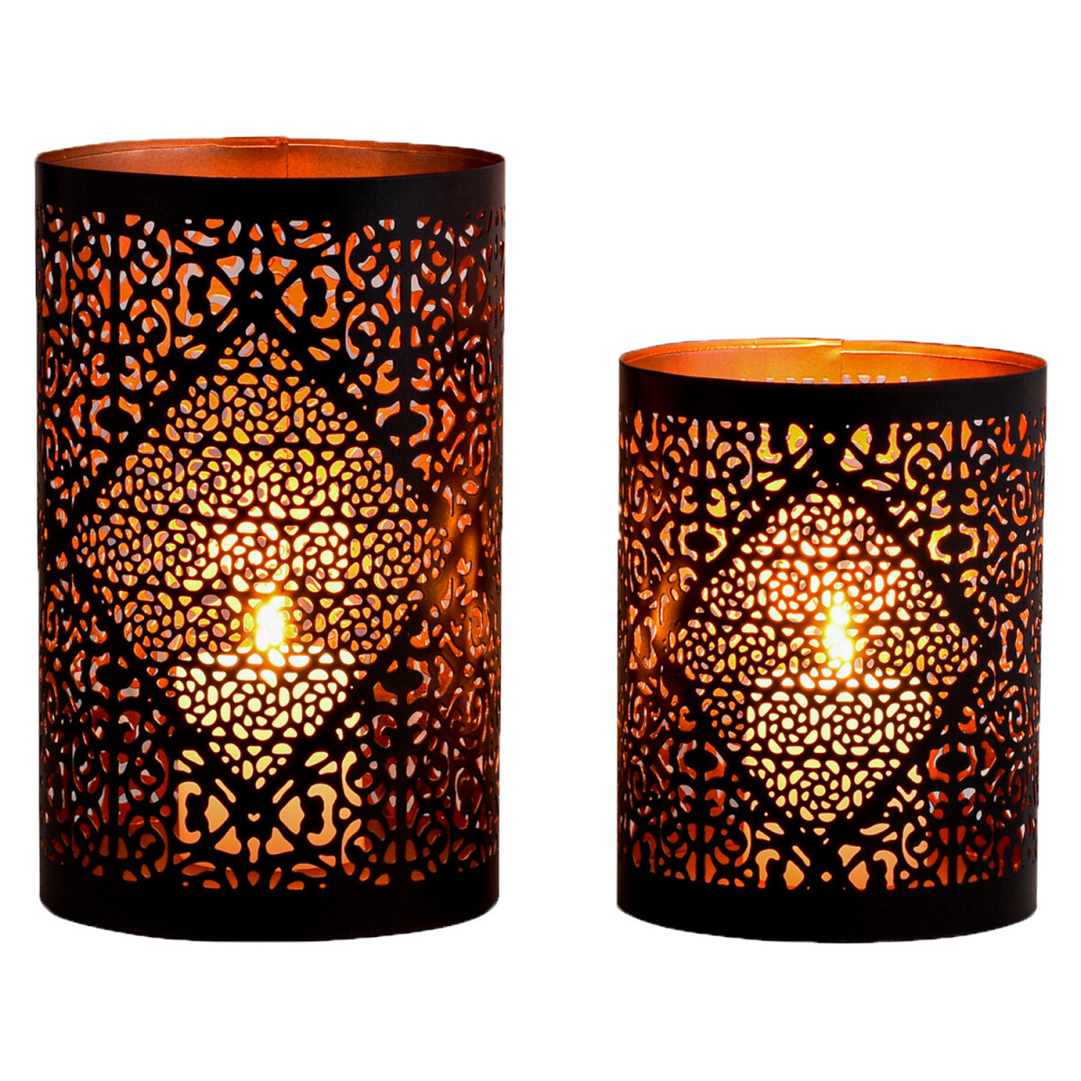 Set of 2 Oriental Decorative Tealight Ho box