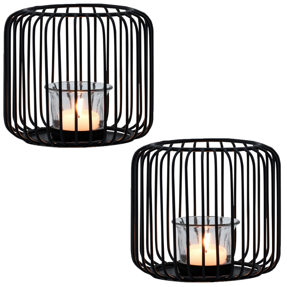 Set of 2 Scandinavian Decorative Lantern box