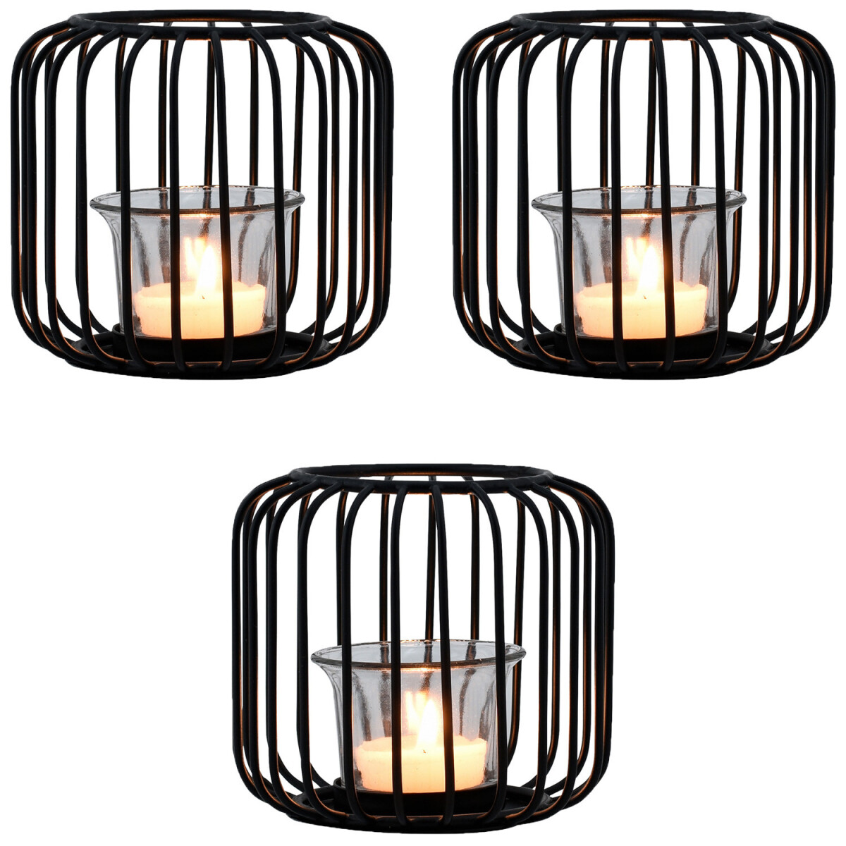 Set of 3 Scandinavian Decorative Lantern box