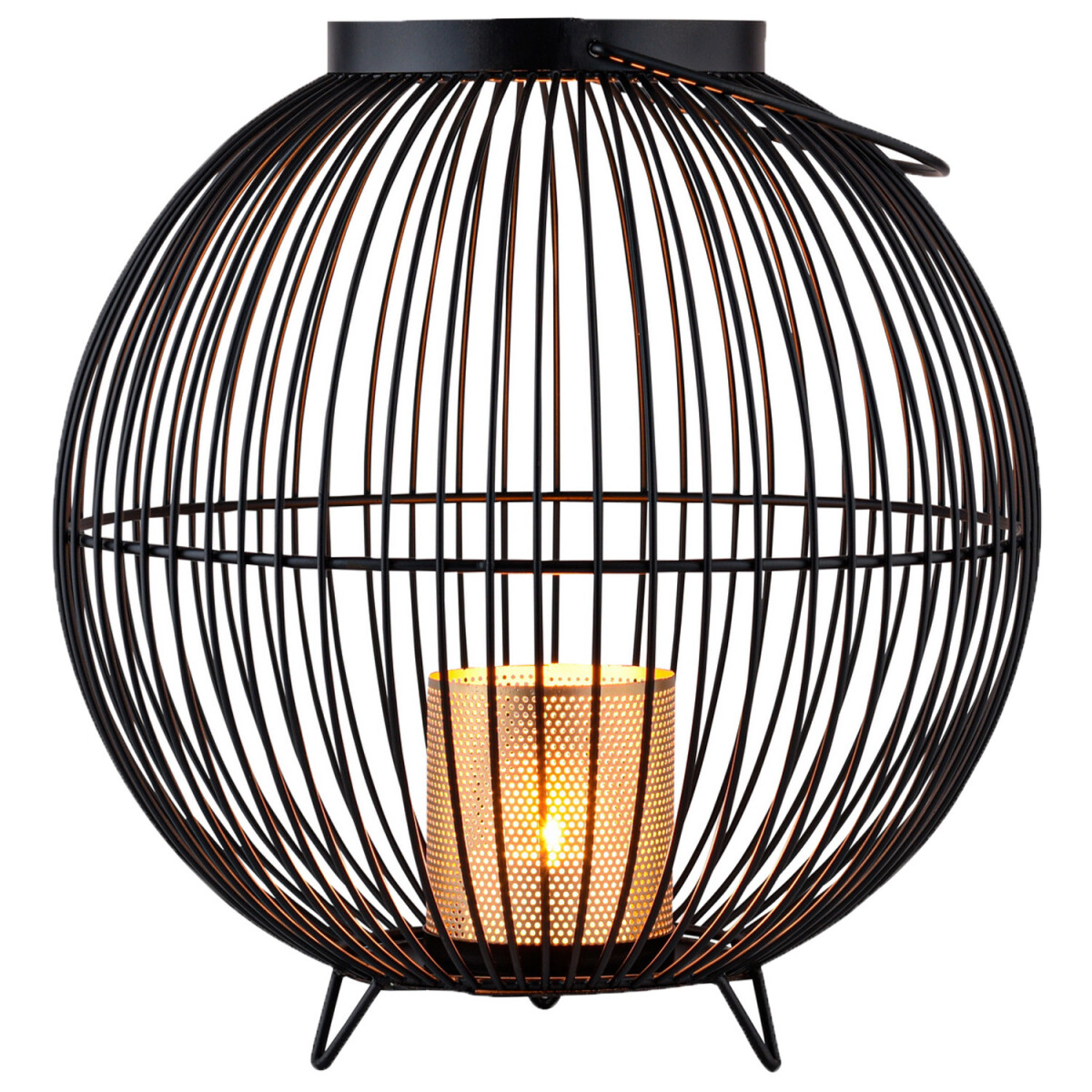 Leya Large Black Decorative Lantern Teal box
