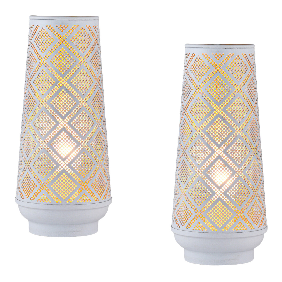 Set of 2 Boho Decorative Floor Lamps / T box