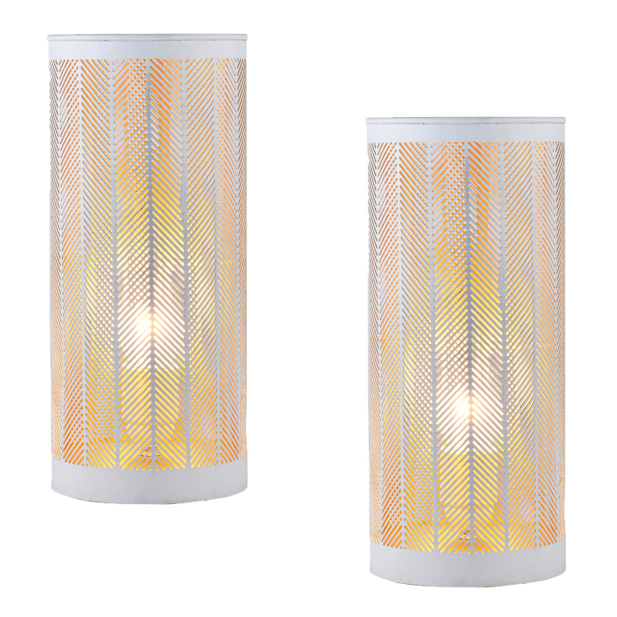 Set of 2 Boho Decorative Bedside Lamps / Table Lamps / Lamps