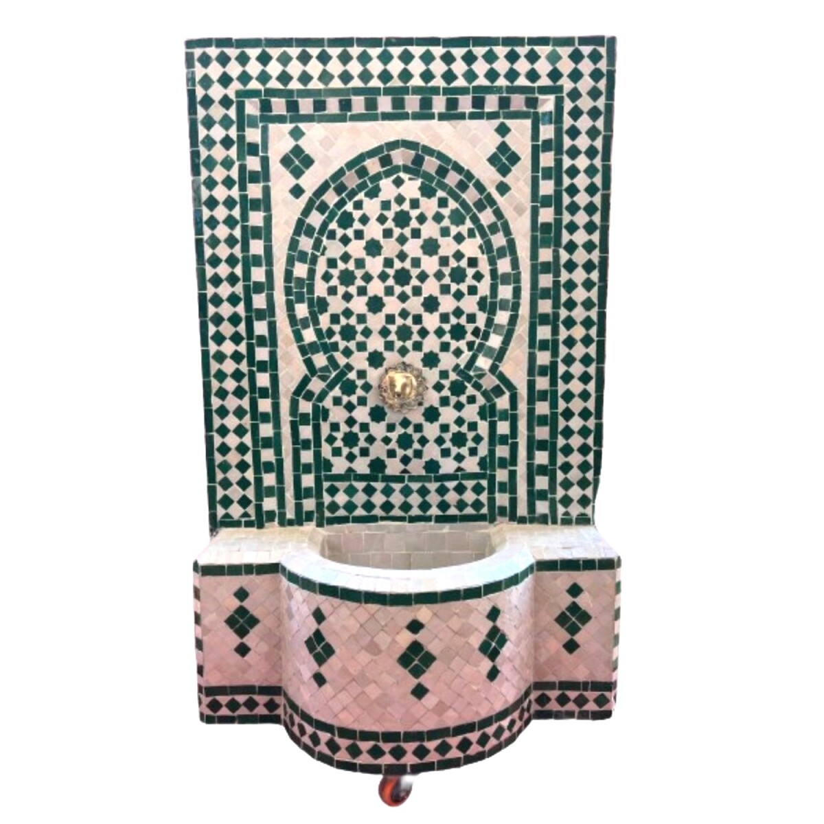 Moroccan Mosaic Garden Fountain 109 cm | Boho Indoor Fountai