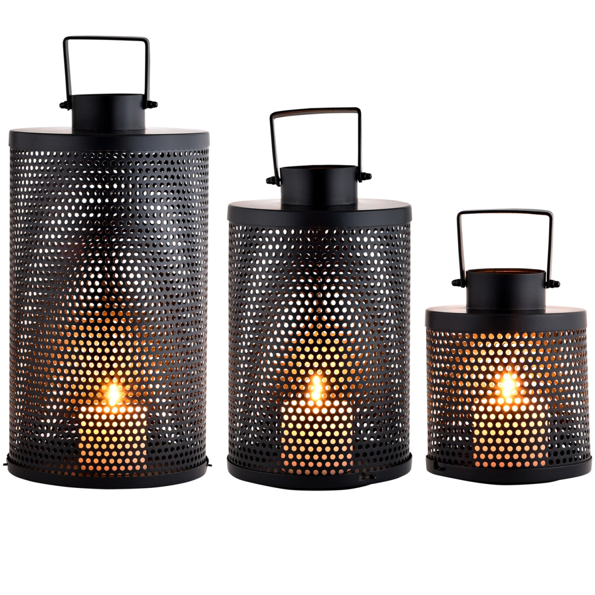 Set of 3 Scandinavian Decorative Lantern box