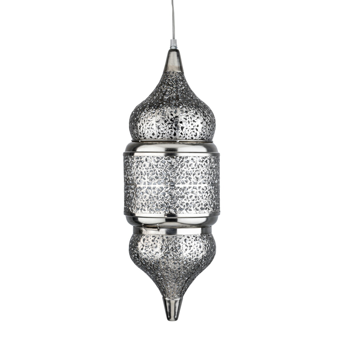 Imano Silver Oriental Pendant Light, 56 cm | Handcrafted &am