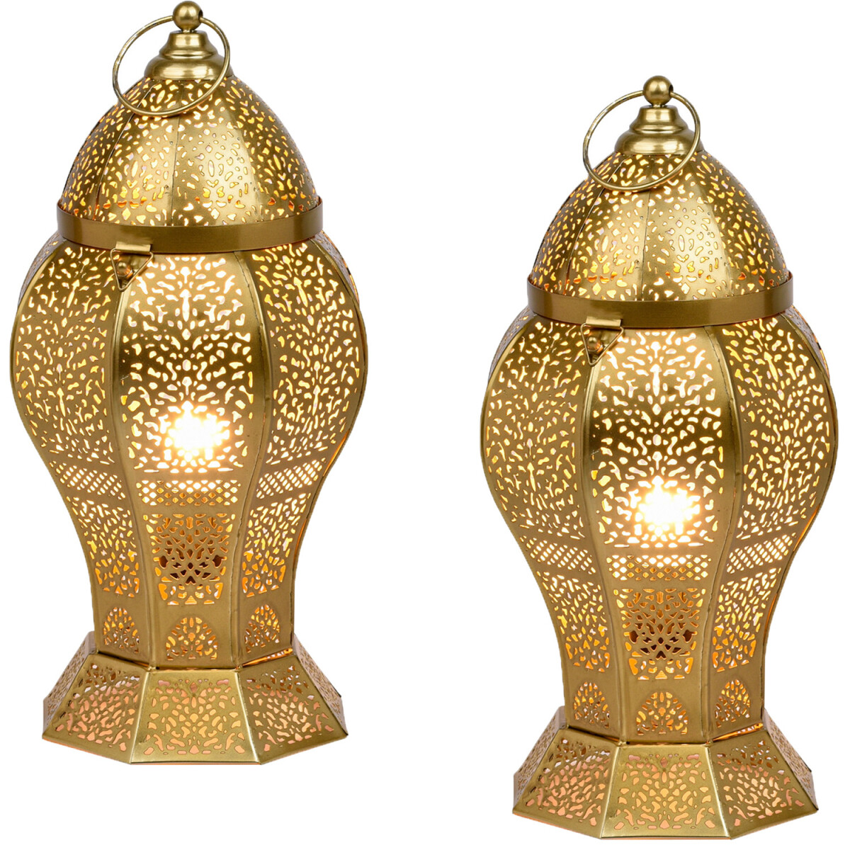 Set of 2 Oriental Decorative Table Lamps box