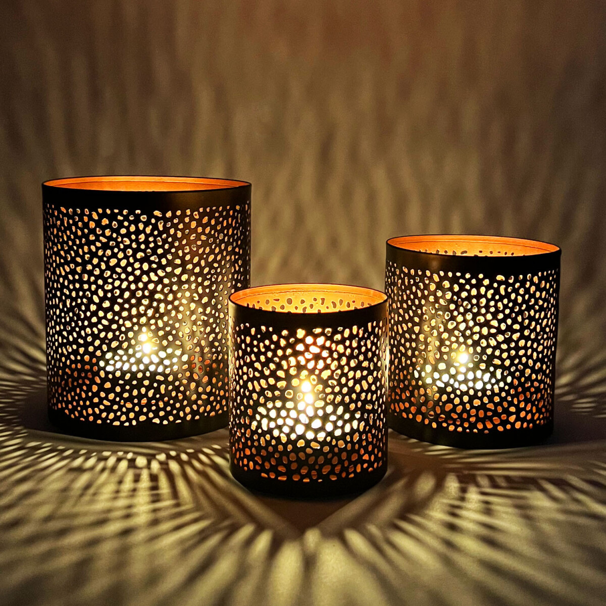 Estelle Oriental Tea Light Holders - Set box