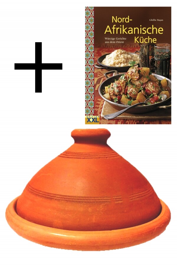 Set of 2: ORIGINAL Tuareg Tagine (26 cm  box