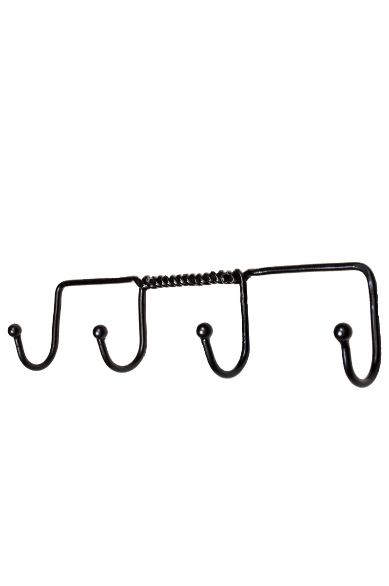 Ayat 4-Hook Iron Coat Rack