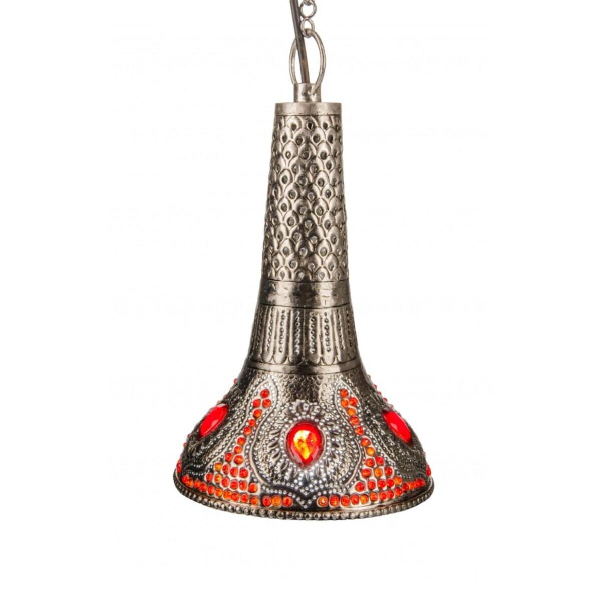 Ajdina Silver 30cm Pendant Light | Moroc box