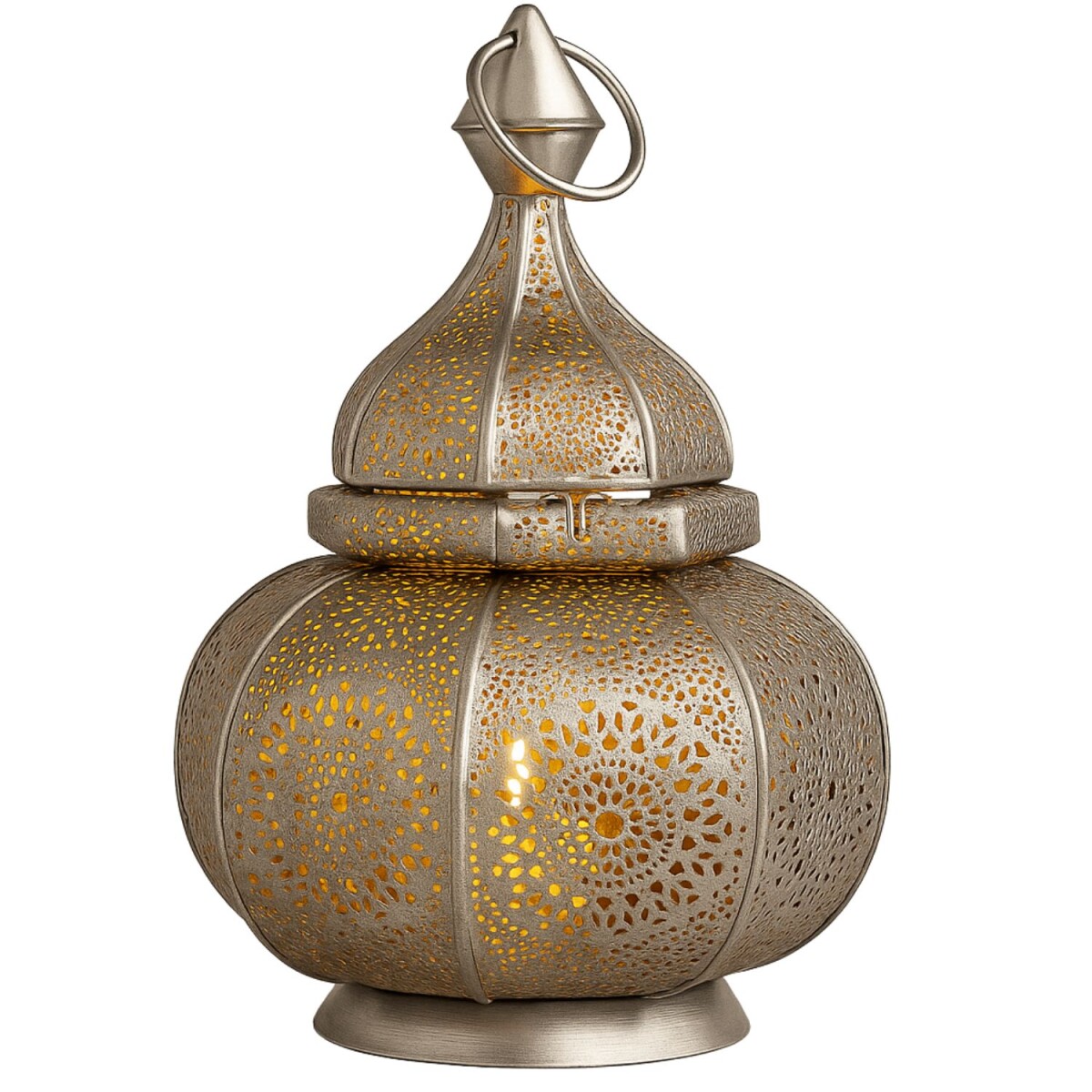Ziva Oriental Lantern, silver-colored wi box