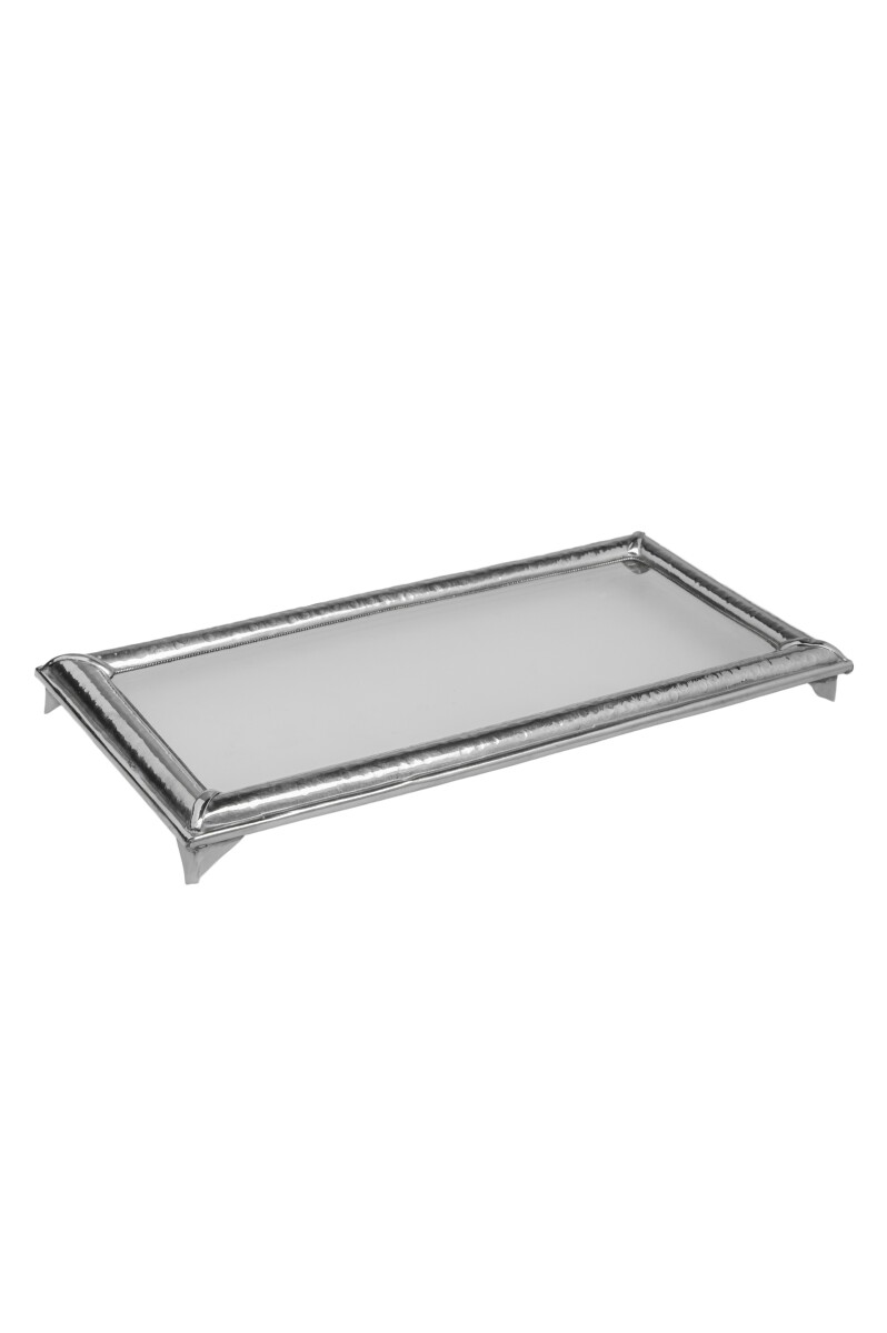 Moroccan Sugar Bowl Tray Temara - Silver box